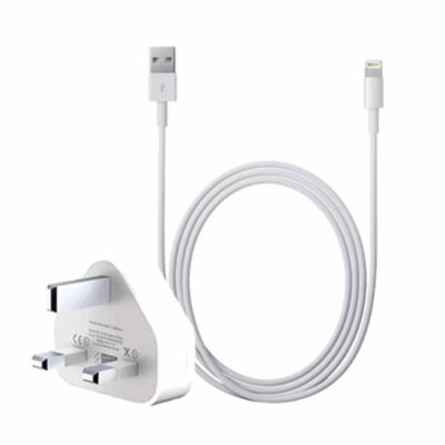 Apple Lightning Cable & 5W USB Power Adapter Charging Bundle